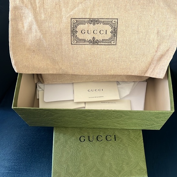 GUCCI DIONYSUS MINI LEATHER CHAIN WALLET - Picture 5 of 7